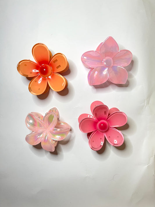 4pcs flower clip