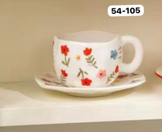 Flower mug -f